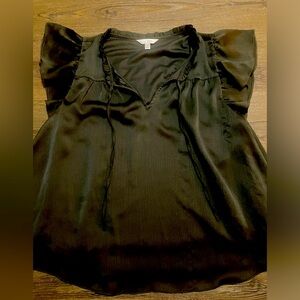 Lauren conrad black blouse size L